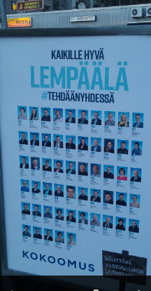 S&auml;&auml;ksj&auml;rven kauppakeskuksen edess&auml;h&auml;n he